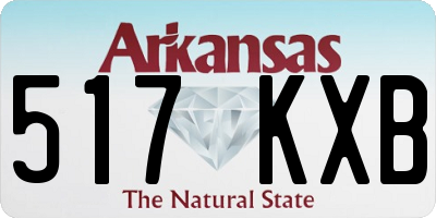 AR license plate 517KXB