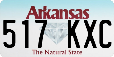 AR license plate 517KXC