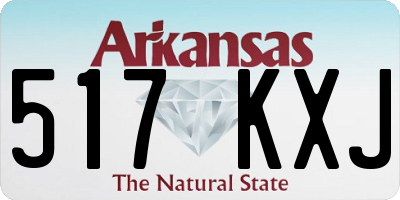 AR license plate 517KXJ