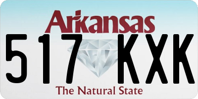AR license plate 517KXK