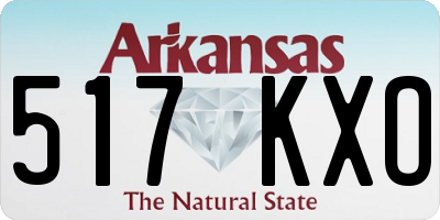 AR license plate 517KXO