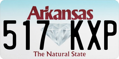 AR license plate 517KXP