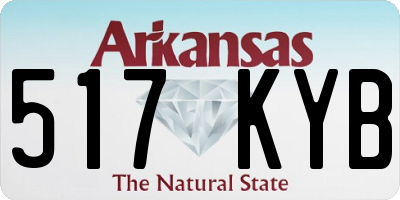 AR license plate 517KYB