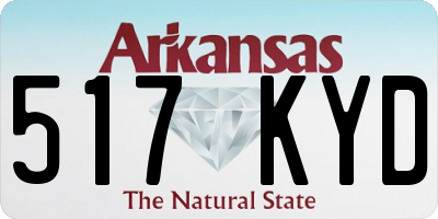 AR license plate 517KYD