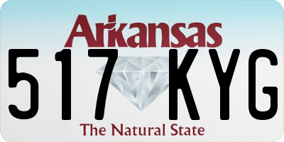 AR license plate 517KYG