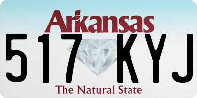 AR license plate 517KYJ
