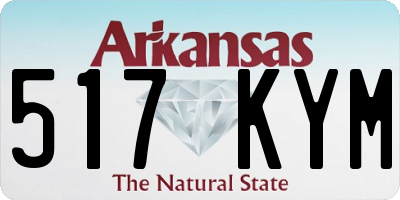 AR license plate 517KYM