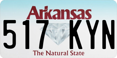 AR license plate 517KYN
