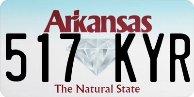 AR license plate 517KYR