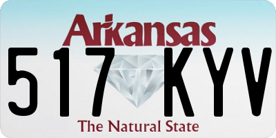 AR license plate 517KYV