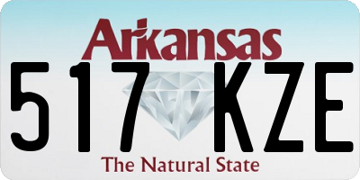 AR license plate 517KZE