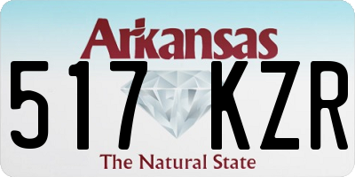 AR license plate 517KZR