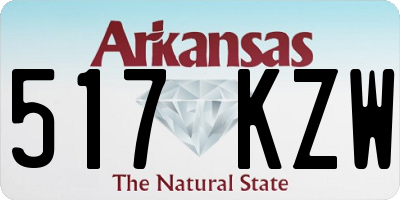 AR license plate 517KZW