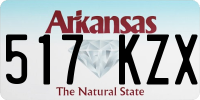 AR license plate 517KZX