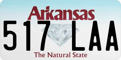 AR license plate 517LAA