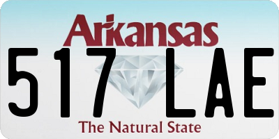 AR license plate 517LAE