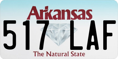 AR license plate 517LAF
