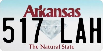 AR license plate 517LAH