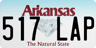 AR license plate 517LAP