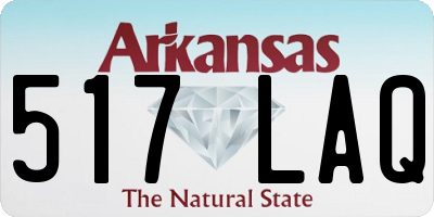 AR license plate 517LAQ