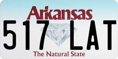 AR license plate 517LAT