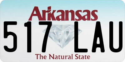 AR license plate 517LAU