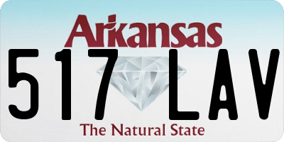 AR license plate 517LAV