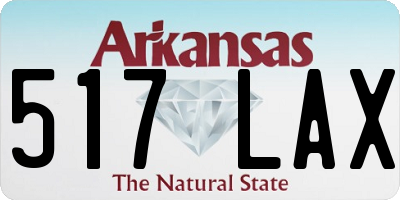 AR license plate 517LAX