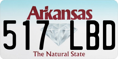 AR license plate 517LBD