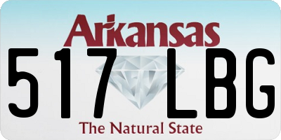 AR license plate 517LBG