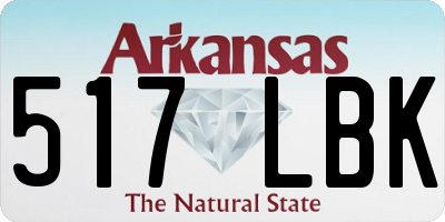 AR license plate 517LBK