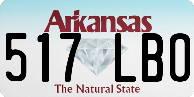 AR license plate 517LBO
