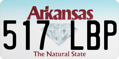 AR license plate 517LBP