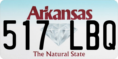 AR license plate 517LBQ