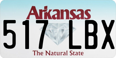 AR license plate 517LBX