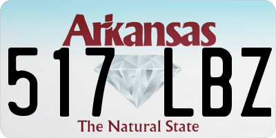 AR license plate 517LBZ