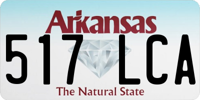 AR license plate 517LCA