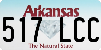 AR license plate 517LCC