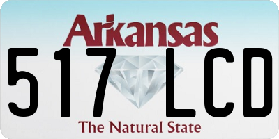 AR license plate 517LCD
