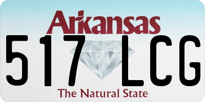 AR license plate 517LCG