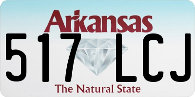 AR license plate 517LCJ
