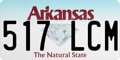 AR license plate 517LCM