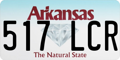 AR license plate 517LCR