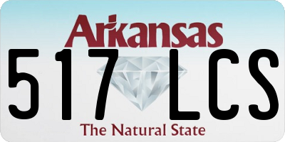 AR license plate 517LCS