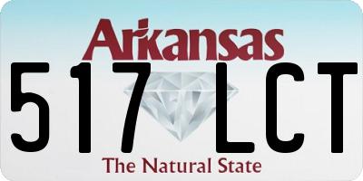 AR license plate 517LCT