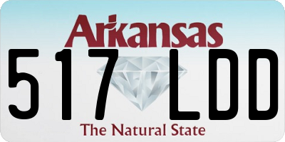AR license plate 517LDD