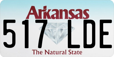 AR license plate 517LDE