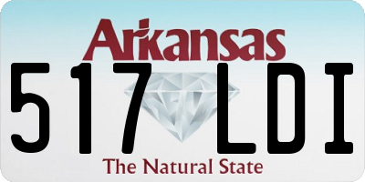 AR license plate 517LDI