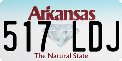 AR license plate 517LDJ
