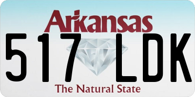 AR license plate 517LDK